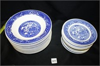 Willow Ware by Royal China Desert Plates