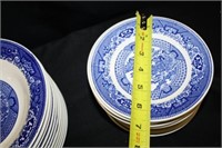 Willow Ware by Royal China Desert Plates