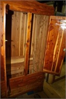 Cedar Armoire Closet w/bottom compartment