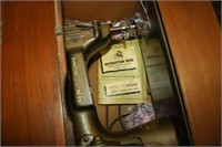New Home Sewing Machine in Cabinet - has manual