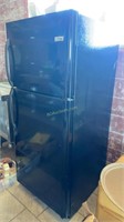 Black refrigerator (as found)