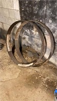 Wagon Wheel Rings 36 inch Diameter 4 inches Wide