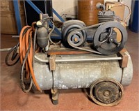 Farm Built Air Compressor Powers On