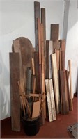 Lot of Assorted Lumber longest Piece 76 inches