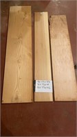 3 Assorted Hardwood Boards