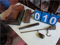 BOX OF EARLY TOOLS