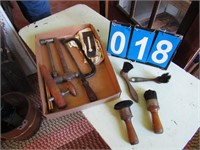 BOX OF OLD TOOLS