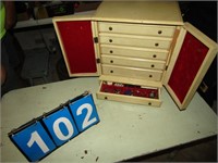 SMALL CABINET WITH DREMMEL TOOLS