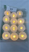 Lot of 12 Small Electric Candles