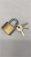 Small Lock With Two Keys