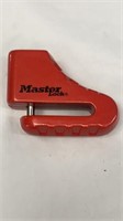 Master Lock 2” Disc Brake Lock.