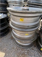 3- Ford 5 Hole Wheels 15” Actual Diameter