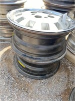 2- Ford 4 Hole Wheels 14” Actual Diameter