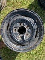 3- Ford 5 Hole Wheels 15" Actual Diameter