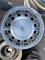 4- Ford Mustang Wheels, 4 Hole 14” Actual Diameter