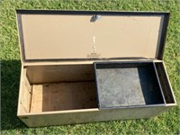 Metal Storage Box 33” wide X 12” deep