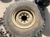 2- Mud Tires & Wheels