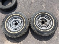 2- Radial Tires & Wheels