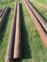 Steel Pipe- 17’5” length, 8” diameter, 1/4” thick
