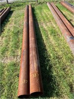 Steel Pipe-  19’   length, 8” diameter, 1/4” thick
