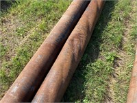 Steel Pipe- 17.5’   length, 8” diameter, 1/4” thic