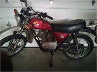 1978 Honda XL 100 Motorcycle [1-owner]