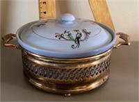 Royal Rochester casserole with server