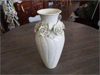 14" Tall Vase with roses