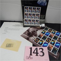 STAMPS: 25TH ANNIVERSARY OF FIRST MOON LANDING &