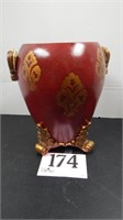 FOOTED VASE 10 IN