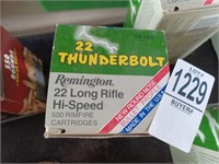 .22 LR Remington Thunderbolt Ammunition