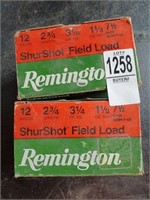 (2) 12 Ga. Remington Field Load Shotshells - 25