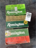 (3) 12 Ga. Remington Shotshells - Assorted Shot