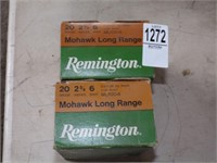 (2) 20 Ga. Remington Mohawk Shotshells - 25 Ct.