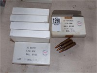(5) 5.56mm Ammunition - 20 Ct. + 3
