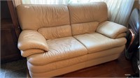 Leather Natuzzi Leather Loveseat