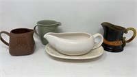 Gravy Boat Creamers Ceramic Kitchen Serving