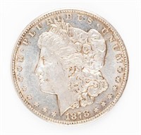 Coin 1878-S Morgan Silver Dollar DMPL, AU