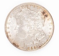 Coin 1886-P Morgan Silver Dollar, AU