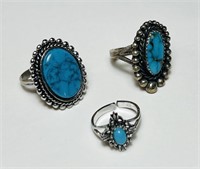 3 Turquoise? Rings