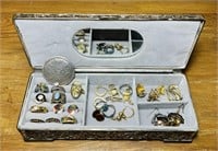 Jewelry Box With Rings, earrings and more, some