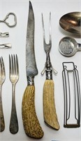 Antique Utensil Lot, Some Advertising , some is