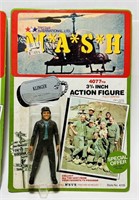 2 SEALED “Klinger” 1982 Mash Action Figures RARE!