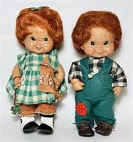 2 1957 Hummel Dolls, Germany, 11” Tall, both in