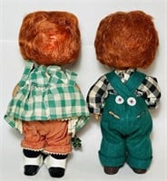 2 1957 Hummel Dolls, Germany, 11” Tall, both in
