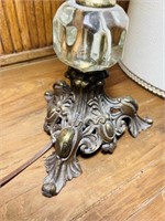 Old Brass Lamp, works and in good condition