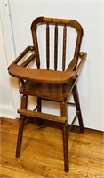 Small Kids Play Wooden Highchair and wood Ironing