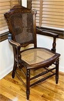 Old Armed Chair with Webb back and Bottom, great