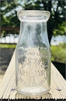 Jack Shay Farm-Dairy, Merrill, Michigan Half Pint