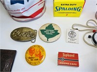 Misc Vintage Item lot, PBR Bag, Mad, Cracked